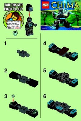 Istruzioni per la Costruzione - LEGO - 30262 - Gorzan's Walker: Page 1