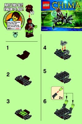 Istruzioni per la Costruzione - LEGO - 30263 - Spider Crawler: Page 1