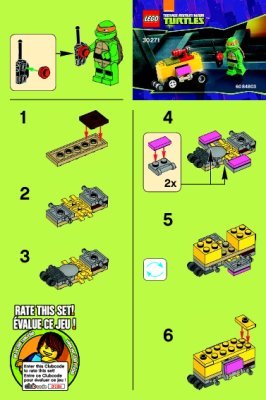 Istruzioni per la Costruzione - LEGO - 30271 - Mikey’s Mini-Shellraiser: Page 1