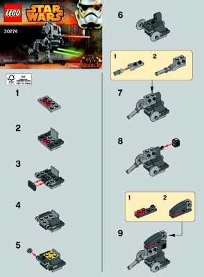 Istruzioni per la Costruzione - LEGO - 30274 - AT-DP™: Page 1