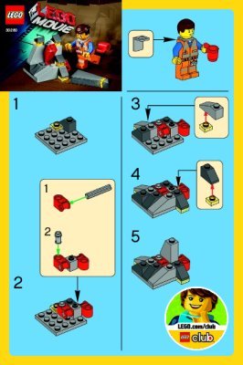 Istruzioni per la Costruzione - LEGO - 30280 - The piece of resistance: Page 1