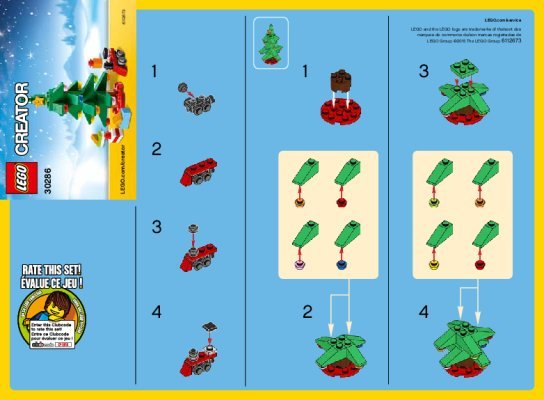 Istruzioni per la Costruzione - LEGO - 30286 - Christmas Tree: Page 1