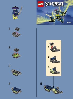 Istruzioni per la Costruzione - LEGO - 30294 - The Cowler Dragon: Page 1