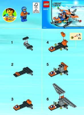 Istruzioni per la Costruzione - LEGO - 30310 - Arctic Scout: Page 1