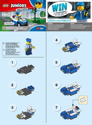 Istruzioni per la Costruzione - LEGO - 30339 - Traffic Light Patrol: Page 1