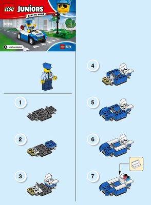 Istruzioni per la Costruzione - LEGO - 30339 - Traffic Light Patrol: Page 1