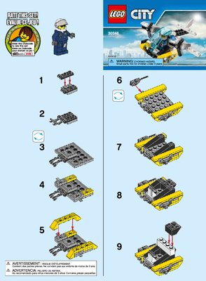 Istruzioni per la Costruzione - LEGO - 30346 - Prison Island Helicopter: Page 1