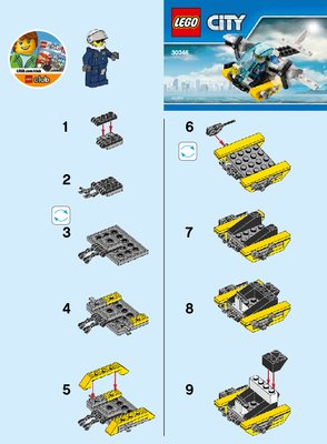 Istruzioni per la Costruzione - LEGO - 30346 - Prison Island Helicopter: Page 1