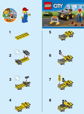 Istruzioni per la Costruzione - LEGO - 30348 - Dumper: Page 1