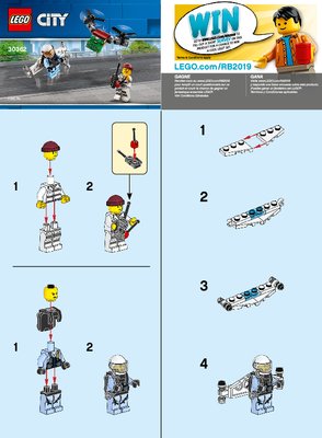 Istruzioni per la Costruzione - LEGO - 30362 - Sky Police Jetpack: Page 1