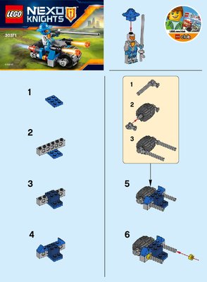 Istruzioni per la Costruzione - LEGO - 30371 - Knight’s Cycle: Page 1