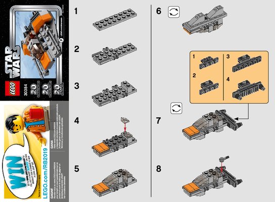 Istruzioni per la Costruzione - LEGO - 30384 - Snowspeeder™: Page 1