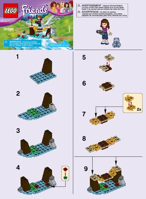 Istruzioni per la Costruzione - LEGO - 30398 - Adventure Camp Bridge: Page 1