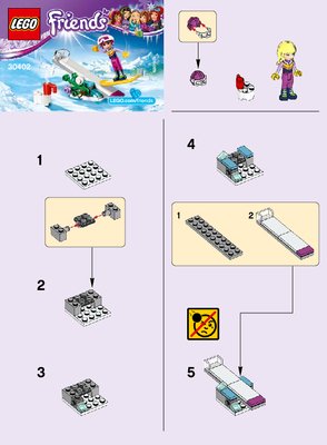 Istruzioni per la Costruzione - LEGO - 30402 - Snowboard Tricks: Page 1