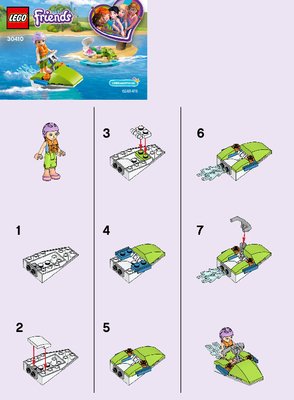 Istruzioni per la Costruzione - LEGO - 30410 - Mia's Water Fun: Page 1