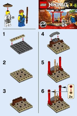 Istruzioni per la Costruzione - LEGO - 30424 - WU-CRU Training Dojo: Page 1