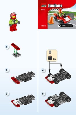 Istruzioni per la Costruzione - LEGO - 30473 - Racer: Page 1