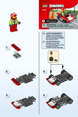 Istruzioni per la Costruzione - LEGO - 30473 - Racer: Page 1