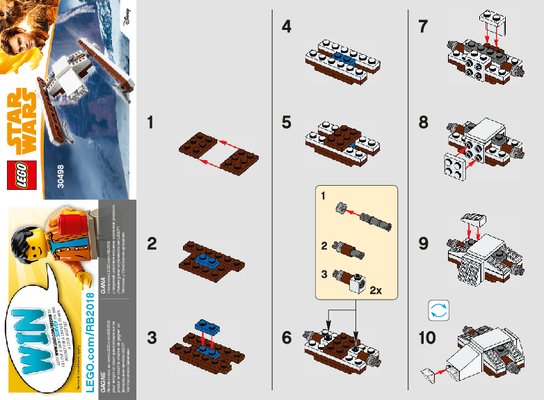 Istruzioni per la Costruzione - LEGO - 30498 - Imperial AT-Hauler™: Page 1