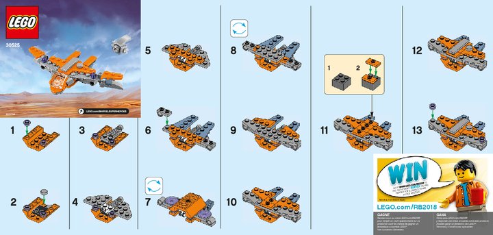 Istruzioni per la Costruzione - LEGO - 30525 - The Guardians' Ship: Page 1