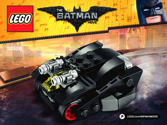 Istruzioni per la Costruzione - LEGO - 30526 - The Mini Ultimate Batmobile: Page 1