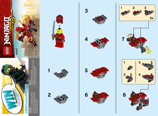 Istruzioni per la Costruzione - LEGO - 30535 - Fire Flight: Page 1