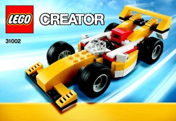 Istruzioni per la Costruzione - LEGO - Creator - 31002 - Auto da corsa: Page 1