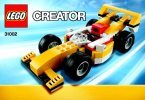 Istruzioni per la Costruzione - LEGO - Creator - 31002 - Auto da corsa: Page 1