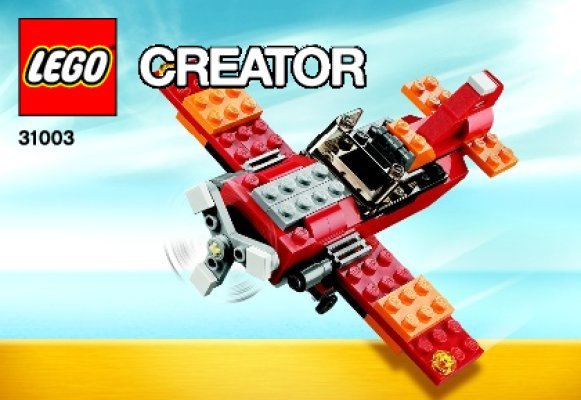 Istruzioni per la Costruzione - LEGO - Creator - 31003 - Elicottero rosso: Page 1