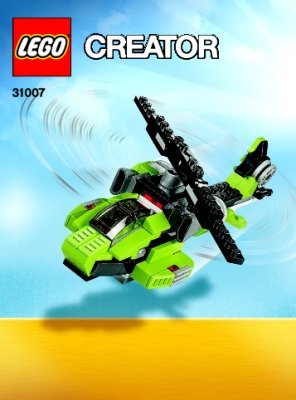 Istruzioni per la Costruzione - LEGO - Creator - 31007 - Robot meccanico: Page 1