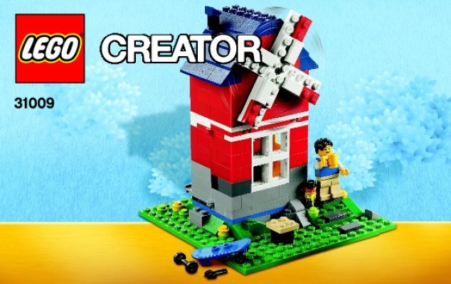 Istruzioni per la Costruzione - LEGO - Creator - 31009 - Piccolo cottage: Page 1