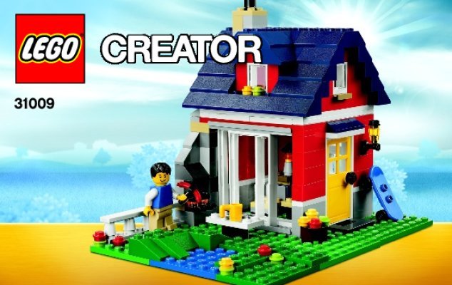 Istruzioni per la Costruzione - LEGO - Creator - 31009 - Piccolo cottage: Page 1