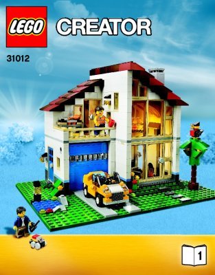 Istruzioni per la Costruzione - LEGO - Creator - 31012 - La villetta familiare: Page 1