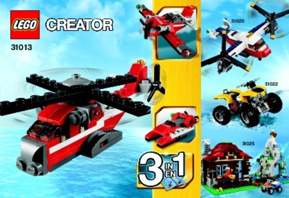 Istruzioni per la Costruzione - LEGO - Creator - 31013 - Tuono rosso: Page 1