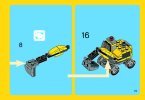 Istruzioni per la Costruzione - LEGO - Creator - 31014 - Super scavatrice: Page 15