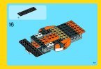 Istruzioni per la Costruzione - LEGO - Creator - 31017 - Sunset Speeder: Page 57