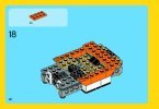 Istruzioni per la Costruzione - LEGO - Creator - 31017 - Sunset Speeder: Page 20