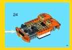 Istruzioni per la Costruzione - LEGO - Creator - 31017 - Sunset Speeder: Page 33