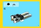 Istruzioni per la Costruzione - LEGO - Creator - 31017 - Sunset Speeder: Page 17