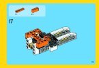 Istruzioni per la Costruzione - LEGO - Creator - 31017 - Sunset Speeder: Page 19