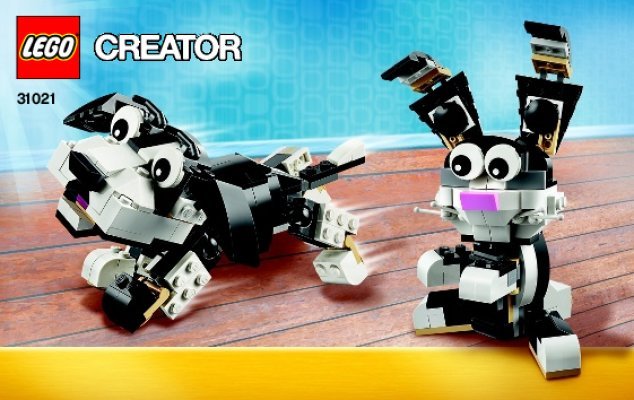 Istruzioni per la Costruzione - LEGO - Creator - 31021 - Gatto e Topo: Page 1