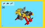 Istruzioni per la Costruzione - LEGO - Creator - 31022 - Turbo Quad: Page 36