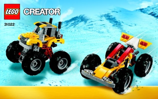 Istruzioni per la Costruzione - LEGO - Creator - 31022 - Turbo Quad: Page 1