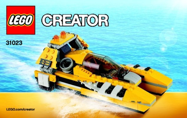 Istruzioni per la Costruzione - LEGO - Creator - 31023 - Bolidi gialli: Page 1