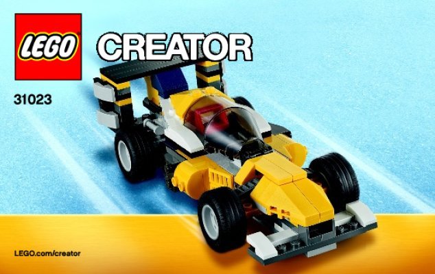 Istruzioni per la Costruzione - LEGO - Creator - 31023 - Bolidi gialli: Page 1