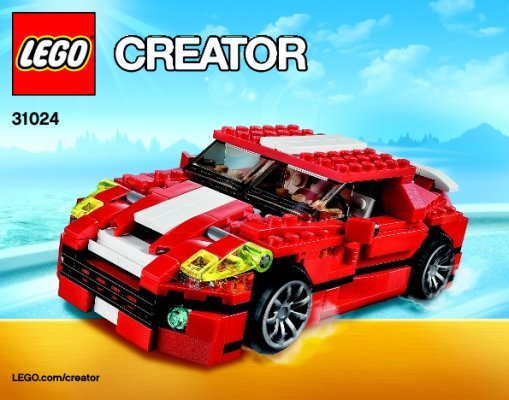 Istruzioni per la Costruzione - LEGO - Creator - 31024 - Auto Sportiva: Page 1