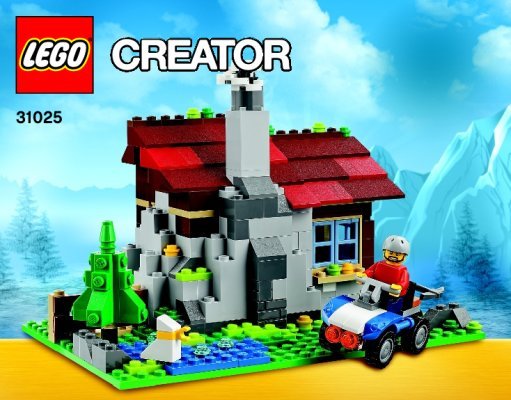 Istruzioni per la Costruzione - LEGO - Creator - 31025 - Rifugio: Page 1