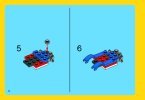 Istruzioni per la Costruzione - LEGO - Creator - 31027 - Auto da corsa blu: Page 4