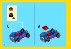 Istruzioni per la Costruzione - LEGO - Creator - 31027 - Auto da corsa blu: Page 6