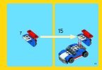 Istruzioni per la Costruzione - LEGO - Creator - 31027 - Auto da corsa blu: Page 13